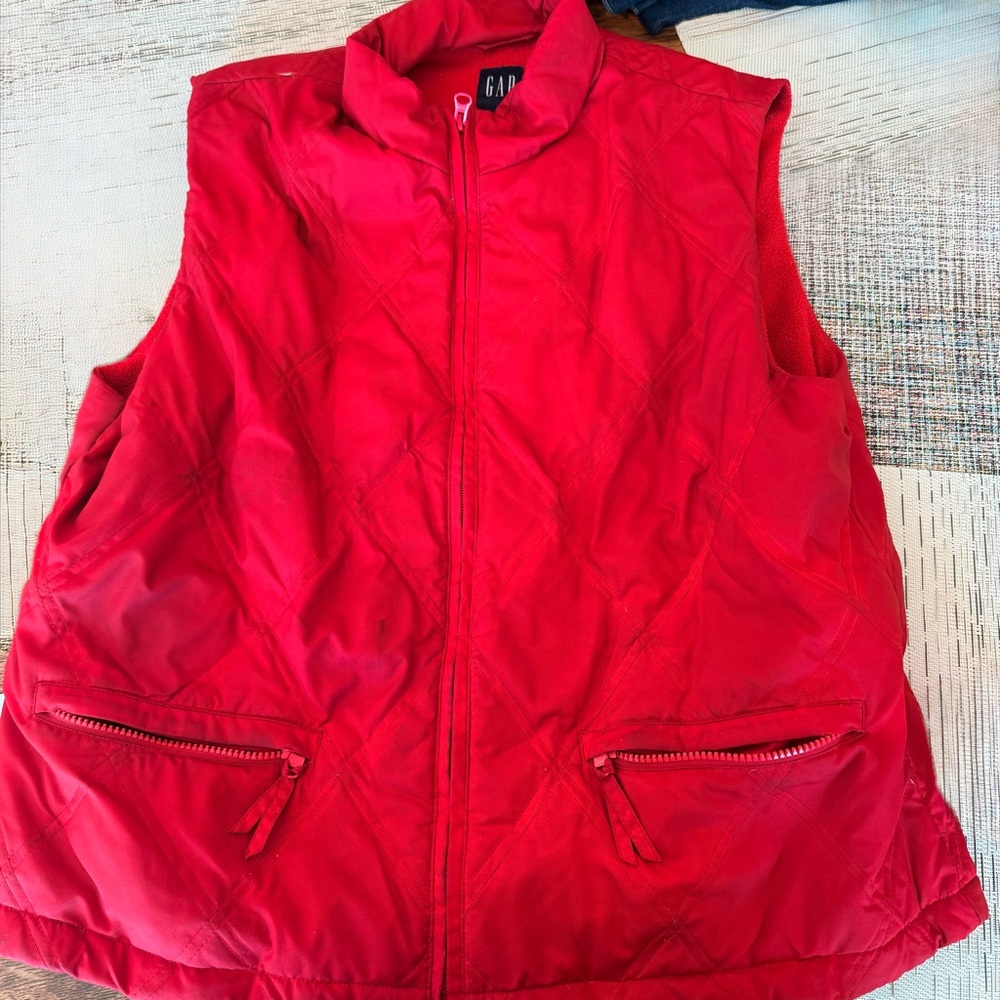 GAP Vibrant Red Outerwear